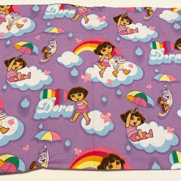 Dora the Explorer Pillowcase Homemade 20” x 12.5” Pillow Case - Picture 8 of 16
